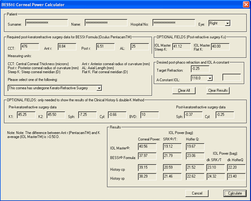 BESSt2IOLpowerCalculatorProgramInterfaceImage